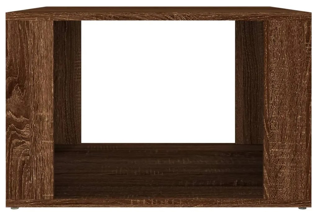 vidaXL Κομοδίνο Καπνιστή Δρυς 57x55x36 εκ. από Επεξεργασμένο Ξύλο