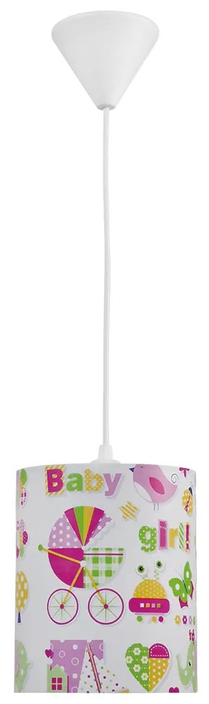 Παιδικό Φωτιστικό Οροφής Μονόφωτο Heronia Baby 36-0022 White