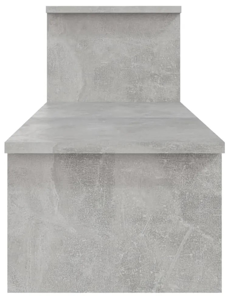 vidaXL Έπιπλο Τηλεόρασης Γκρι Σκυροδέματος 180x30x43 εκ. Μοριοσανίδα