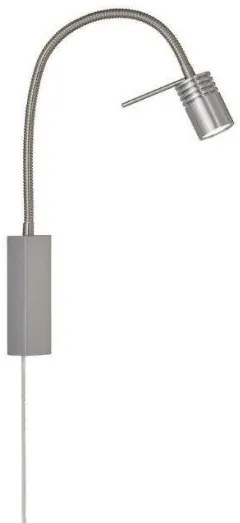Απλίκα Φωτιστικό Τοίχου LED Νίκελ River 30408 Fischer Honsel-30408-Νίκελ Ματ 30408