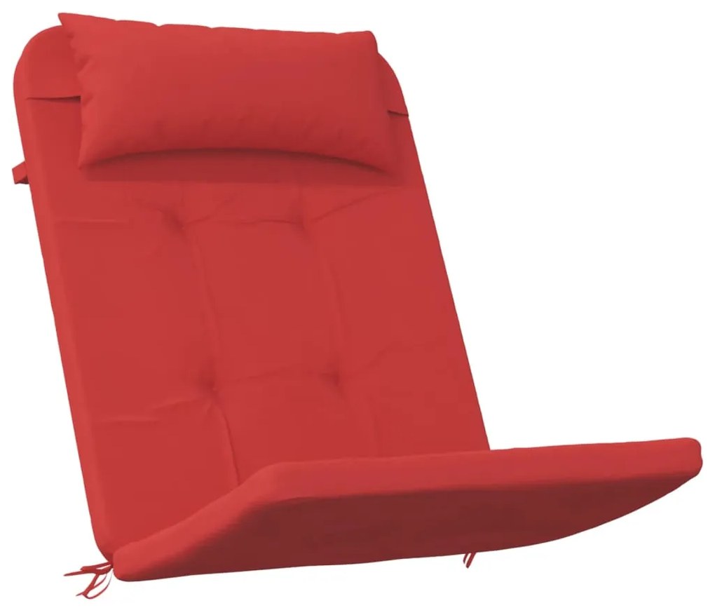 vidaXL Μαξιλάρια Καρέκλας Adirondack 2 τεμ. Κόκκινο από Ύφασμα Oxford