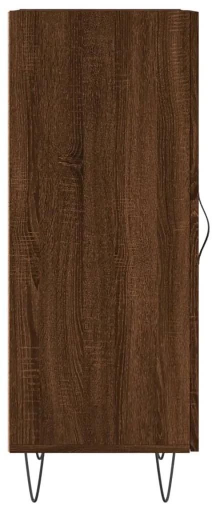 vidaXL Ντουλάπι Καφέ Δρυς 34,5 x 34 x 90 εκ. Επεξεργασμένο Ξύλο
