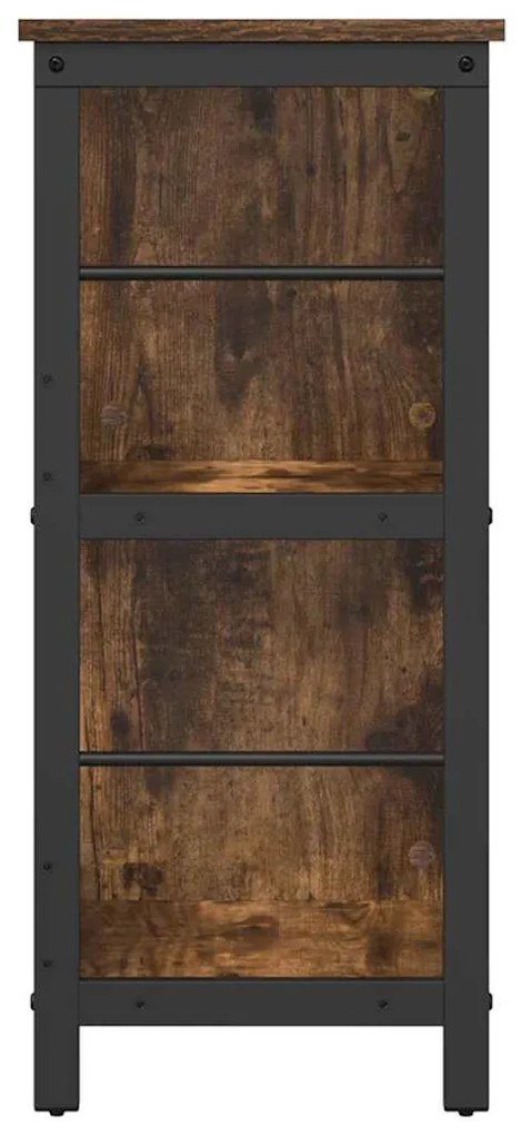 vidaXL Ράφι Βιβλίων Καπνιστό Δρύς 102 x 32 x 72,5 εκ.