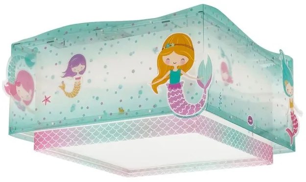Πλαφονιέρα Παιδικό Φωτιστικό Οροφής 63446 Mermaids Ango-63446-Πολύχρωμο 63446
