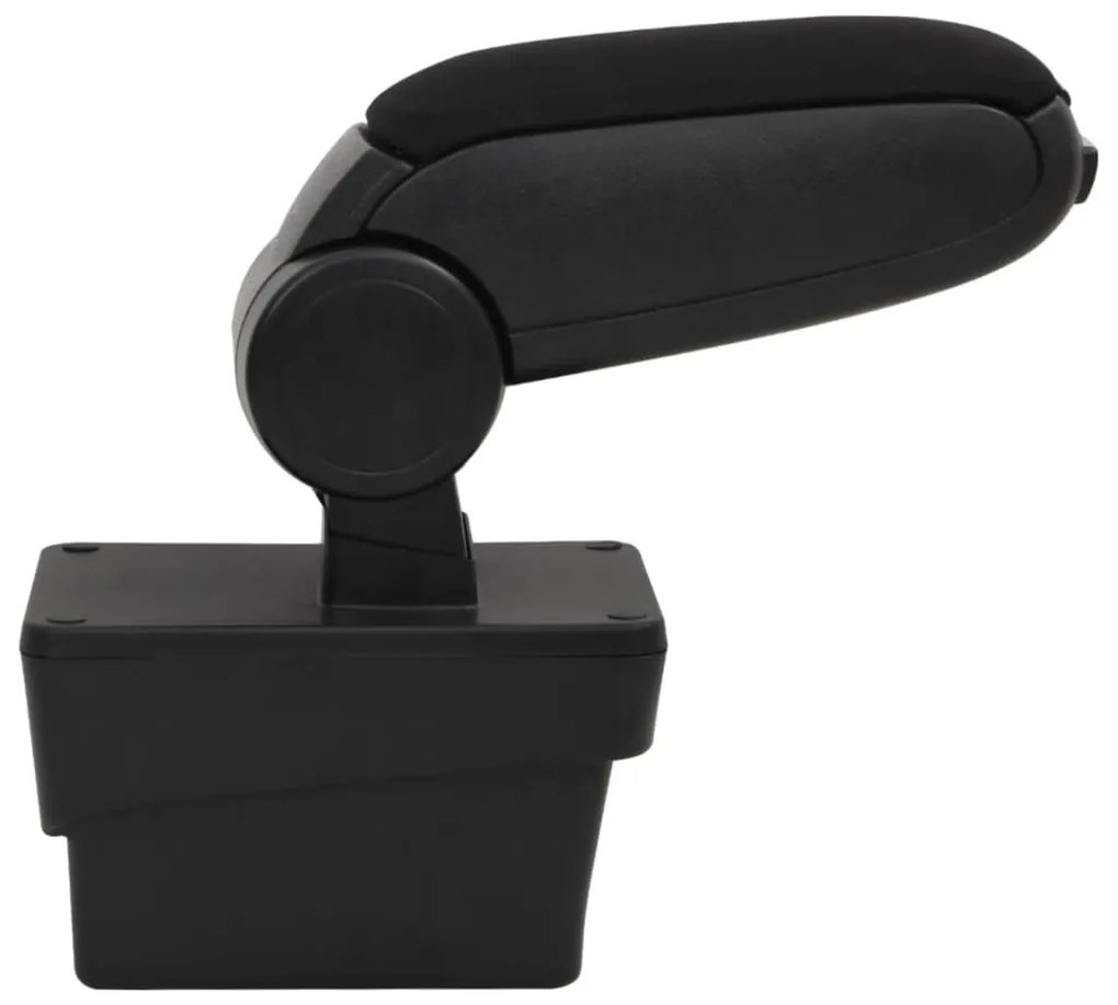 vidaXL Τεμπέλης Αυτοκινήτου Μαύρος 17 x 40 x (31-49) εκ. από ABS