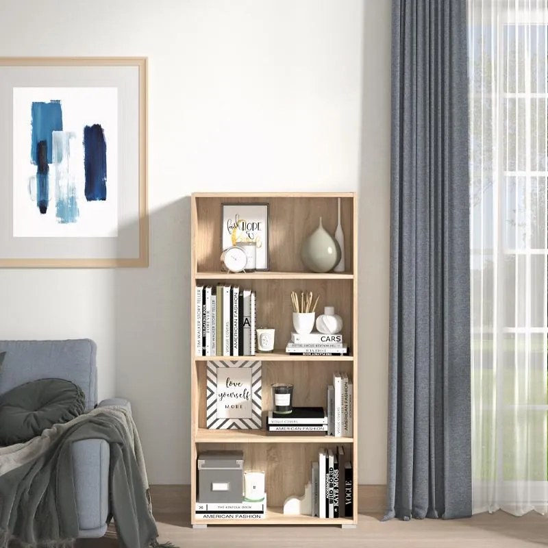 Βιβλιοθήκη Tomar 4 Sonoma 70x24,5x142 εκ. 70x24.5x142 εκ.