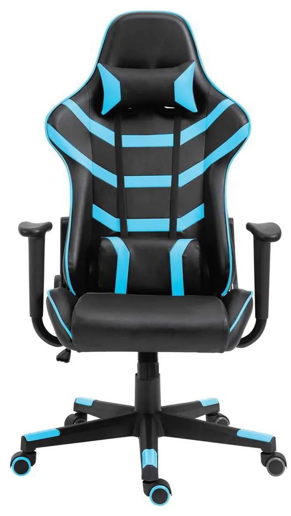 Πολυθρόνα Γραφείου Gaming BF9050 Pvc Μαύρο/Μπλε