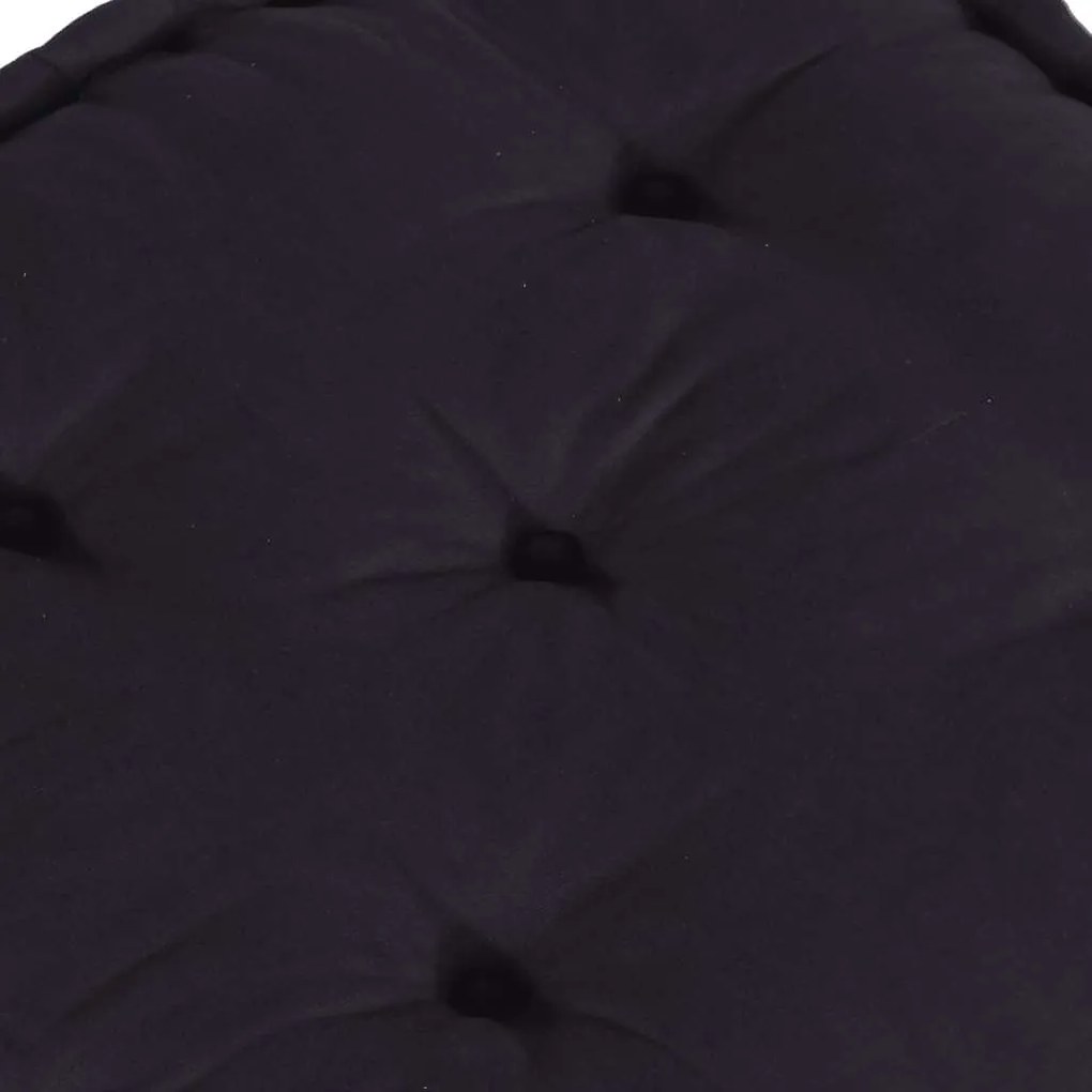 Modular Pouffe Anthracite 70x70x36 ύφασμα - Ανθρακί