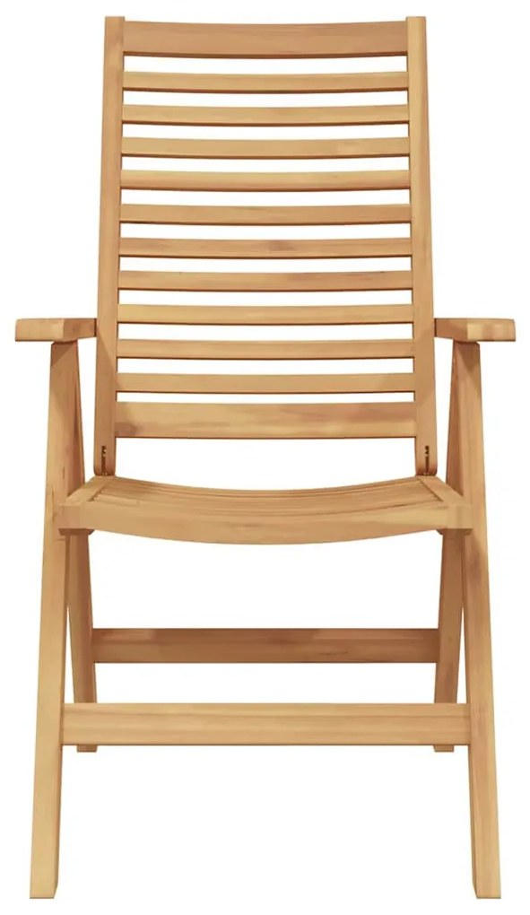 vidaXL Καρέκλα Κήπου 8 pcs Καφέ 52 x 64.5 x 108 εκ. Μασίφ ξύλο teak