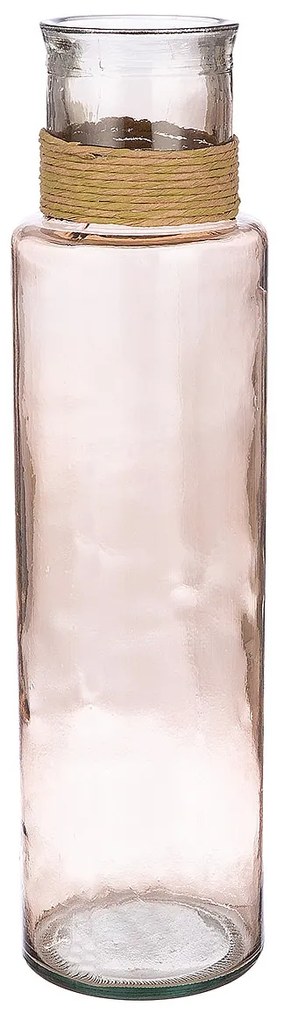 Βάζο ArteLibre Δοχείο Καφέ/Διάφανο Γυαλί Φ18x75cm-05161115
