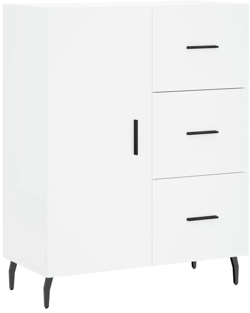 vidaXL Ντουλάπι Λευκό 69,5x34x180 εκ. από Επεξεργασμένο Ξύλο