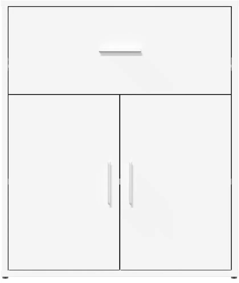 vidaXL Βοηθητικά Ντουλάπια 2 τεμ. Λευκά 60x31x70 εκ. Επεξεργ. Ξύλο