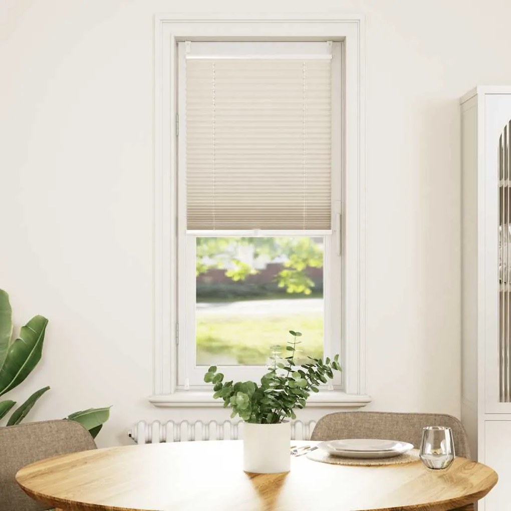 vidaXL Σύστημα Σκίασης Πλισέ Κρεμ 40 x 150 εκ.