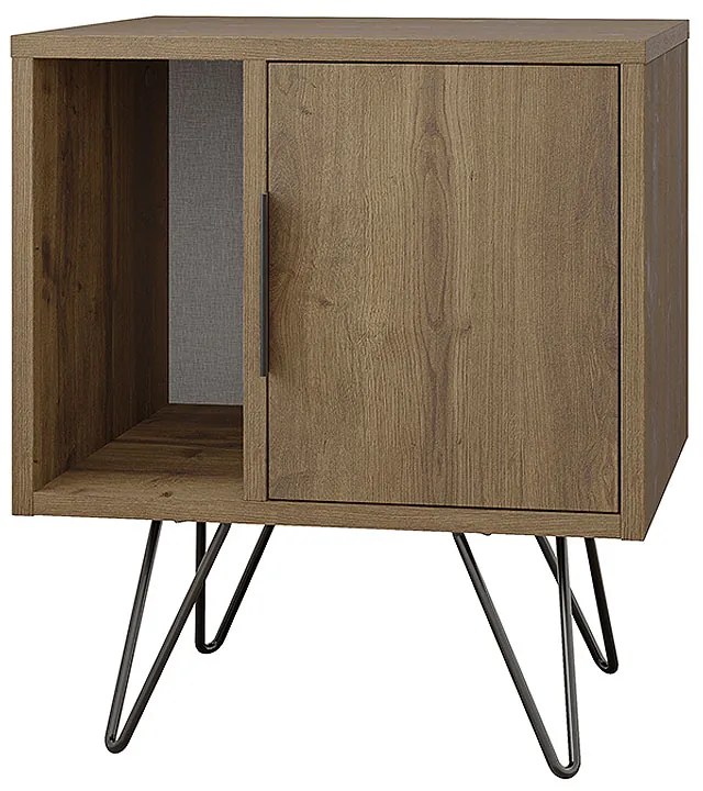 ΚΟΜΟΔΙΝΟ GLYNN MEGAPAP ΧΡΩΜΑ ΑΝΟΙΧΤΟ ΚΑΡΥΔΙ 50,2X44,6X60ΕΚ.