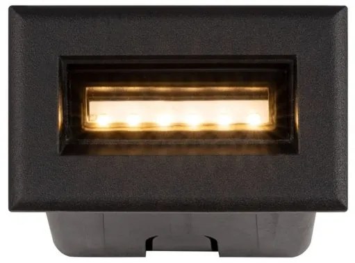 Απλίκα Φωτιστικό Τοίχου Χωνευτό Led Μέταλλο Bosca H5,4 Φ8,4 Maytoni-O045SL-L3B3K-Μαύρο O045SL-L3B3K