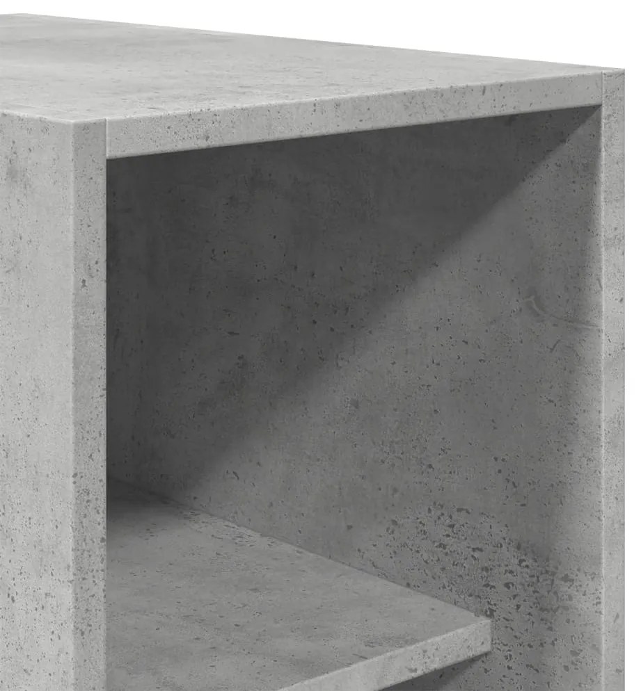 vidaXL Ντουλάπα Γκρι Σκυρ. 30x50x200 εκ. από Επεξεργασμένο Ξύλο