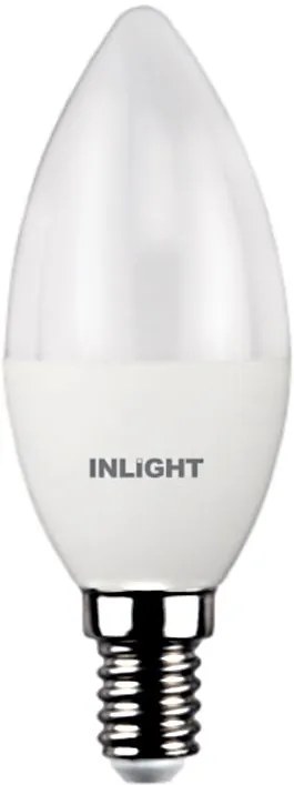 Λαμπτήρας LED InLight E14 C37 8W 6500K