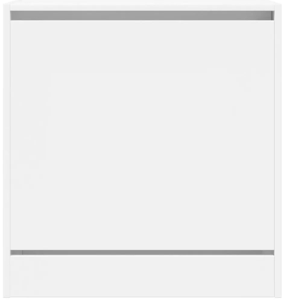 vidaXL Παπουτσοθήκη Λευκή 60x34x63,5 εκ. από Επεξεργασμένο Ξύλο