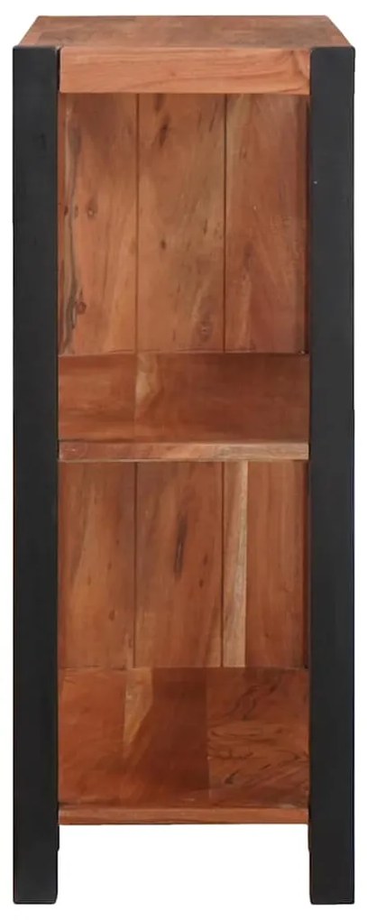 vidaXL Ράφι Βιβλίων Καφέ 80 x 30 x 75 εκ. Μασίφ ξύλο ακακίας