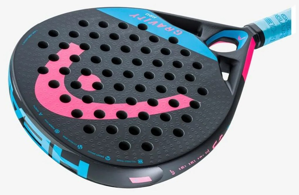 Ρακέτα Head Gravity Pro 2022 Μαύρο Πολύχρωμο