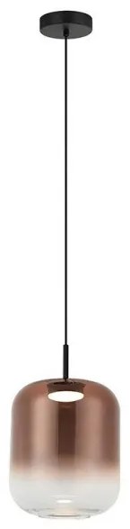 Κρεμαστό Φωτιστικό Οροφής 23cm LED 12W IP20 3000K Zambelis-23216-Χάλκινο 23216