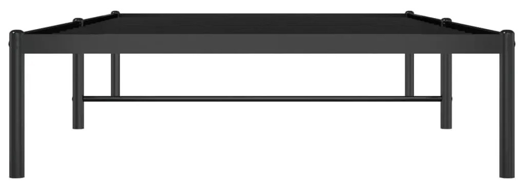 Μεταλλικό πλαίσιο κρεβατιού Μαύρο 100x190 cm - Μαύρο