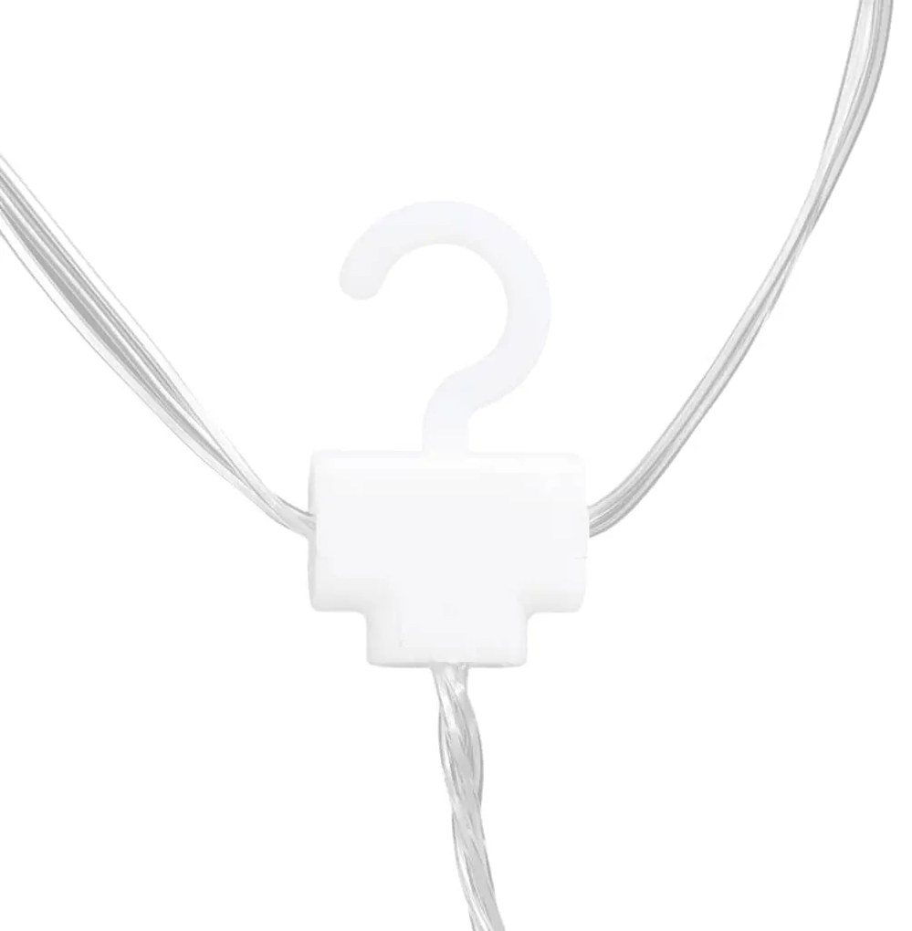 vidaXL Λαμπάκια σε Σχήμα Αστέρι &amp; Φεγγάρι Ψυχρό Λευκό Χειριστ. 345 LED