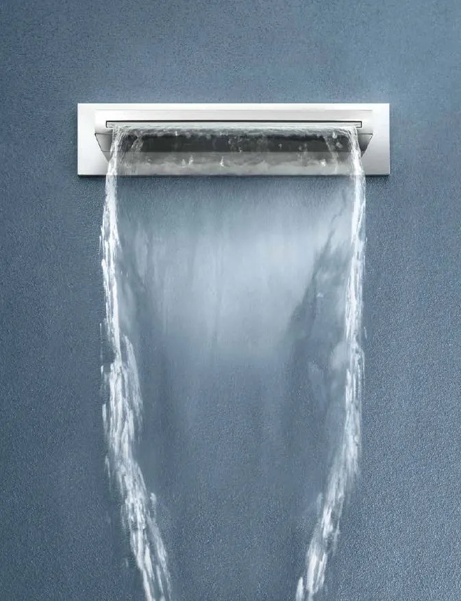 Κεφαλή ντουζ Almar XL - Waterfall Shower Head επιτοίχια-Mauro