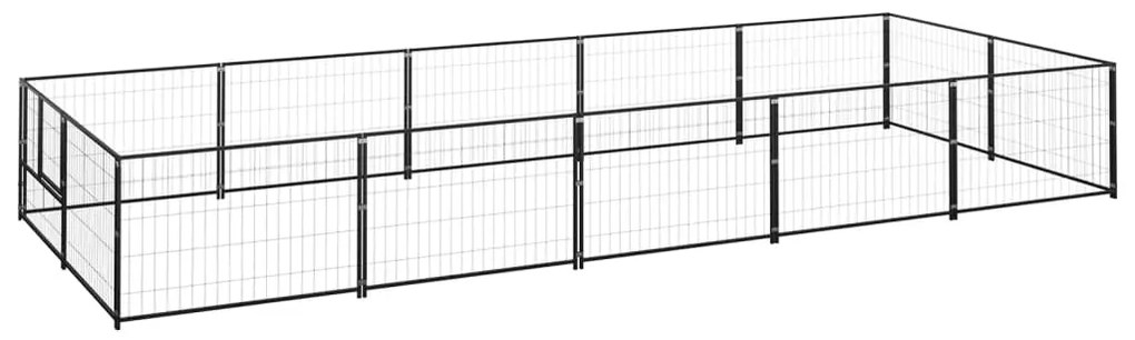 Σπιτάκι Σκύλου Μαύρο 10 μ² Ατσάλινο