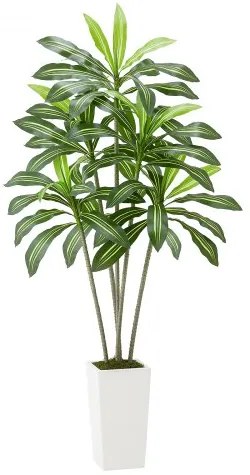 VEVOR 1829 mm Artificial Dracaena Tree Fake Plant with White Planter Indoor