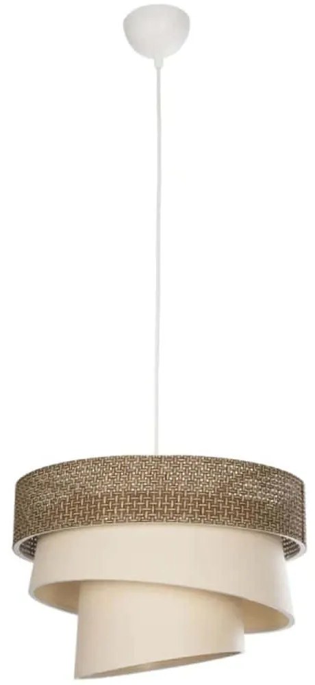 Φωτιστικό Οροφής Siera 203-0169 38x38x95cm 1xE27 Beige-Brown GloboStar