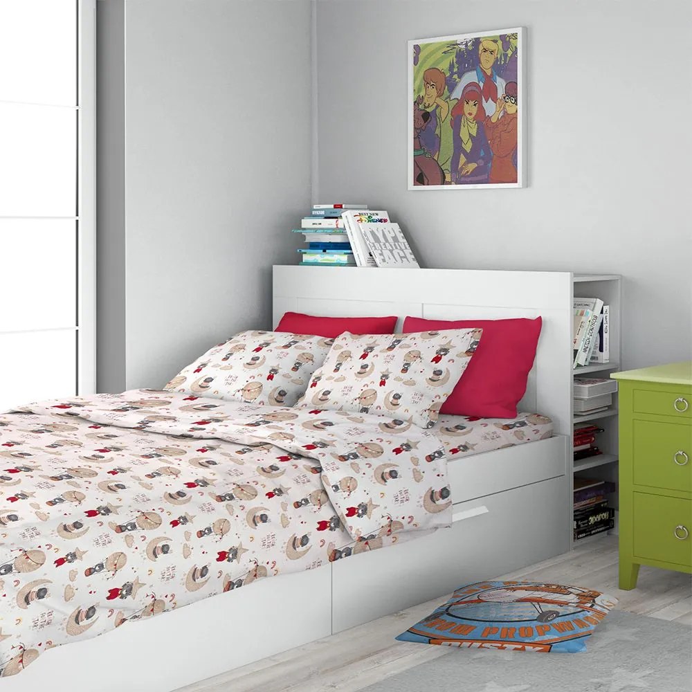 Μαξιλαροθήκη Παιδική Reach The Stars 190 Beige DimCol 50Χ70 50x70cm 100% Cotton