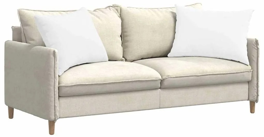 vidaXL Μαξιλάρι Καναπέ 2 pcs Λευκό 70 x 50 cm ύφασμα