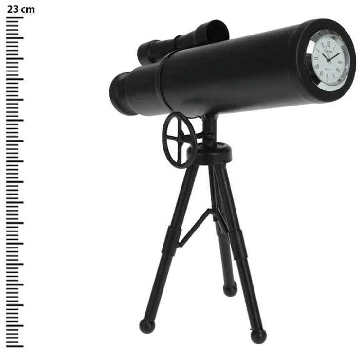 Eπιτραπέζιο ρολόι Residence telescope model C37568640 Μεταλλικό, 22 x12 x23cm