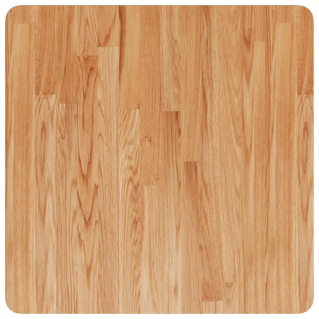 vidaXL Επιφάνεια Τραπεζιού Τετράγωνη Αν. Καφέ 60x60x2,5 εκ. Ξύλο Δρυς