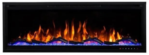 Ηλεκτρικό Τζάκι Επιτοίχιο και Ένθετο LUXURIUS-S400 L.E.D 1600W Hitense-LUXURIUS-S400-Μαύρο LUXURIUS-S400