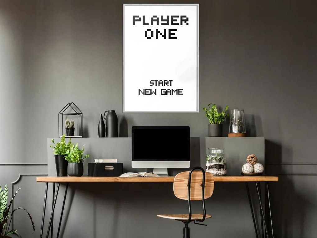 Αφίσα - Player One - 20x30 - Χρυσό - Χωρίς πασπαρτού