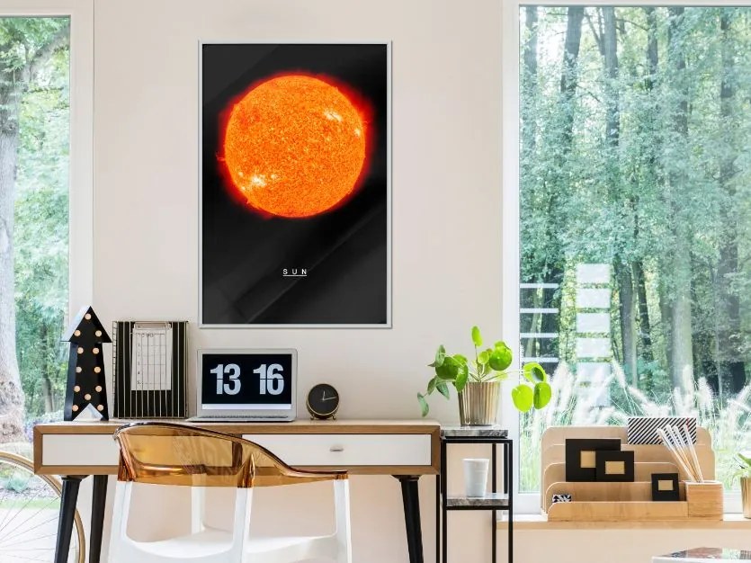 Αφίσα - The Solar System: Sun - 20x30 - Χρυσό - Χωρίς πασπαρτού