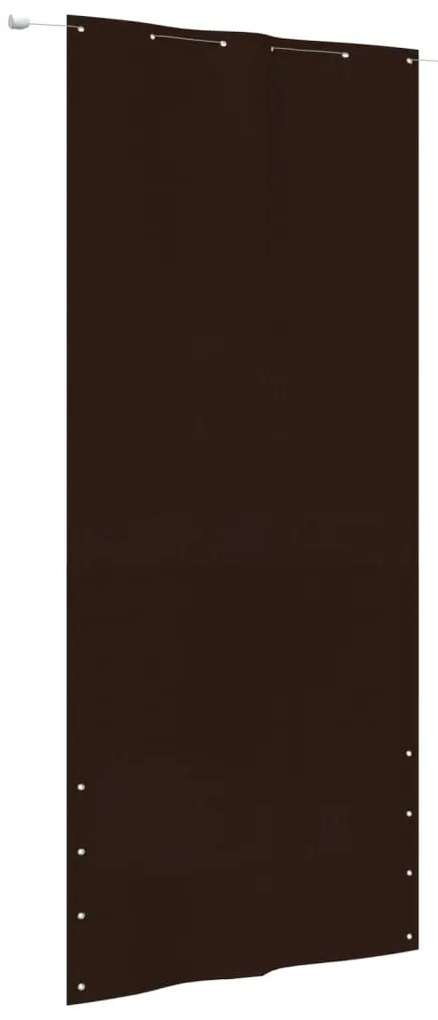 vidaXL Διαχωριστικό Βεράντας Καφέ 120 x 240 εκ. Ύφασμα Oxford