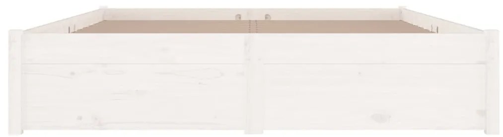vidaXL Πλαίσιο Κρεβατιού με Συρτάρια Λευκό 140 x 200 εκ.