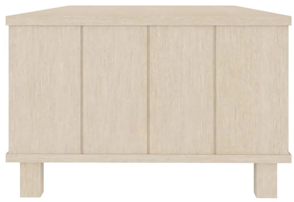 vidaXL Τραπεζάκι Σαλονιού HAMAR Μελί 100x55x35 εκ. Μασίφ Ξύλο Πεύκου