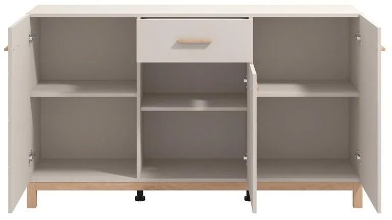 Κομότα - Μπουφές Essex 154 3K1F3V Cashmere 154x42x89 εκ. 154x42x89 εκ.