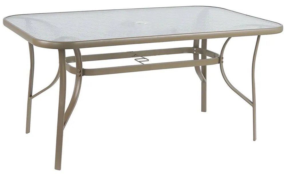 Τραπέζι Rio Ε2503,4 120x70x71cm Cappuccino-Beige