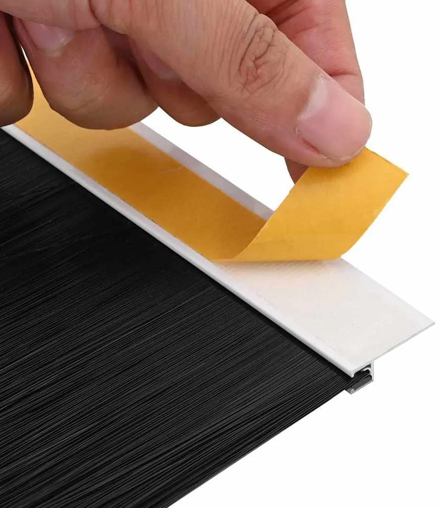 vidaXL Αυτοκόλλητες σφραγίδες πόρτας 2 pcs Λευκό 100 cm