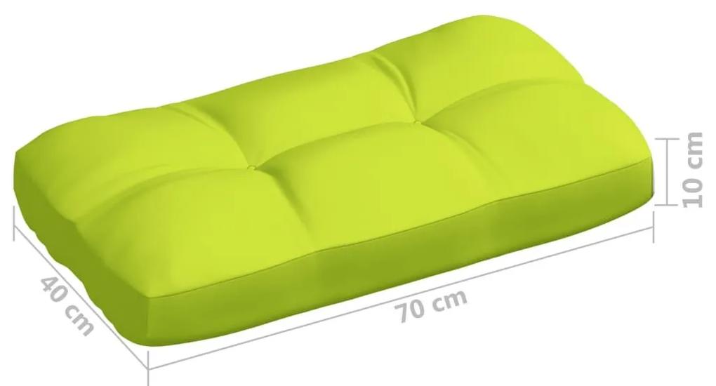 Μαξιλάρια Καναπέ Παλέτας 7 τεμ. Πράσινα - Πράσινο