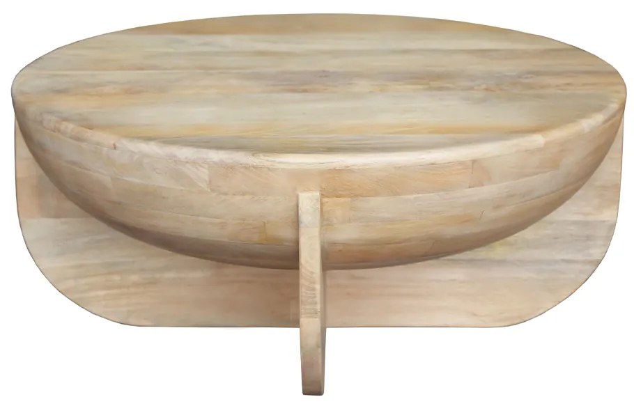 PALOMA COFFEE TABLE ΦΥΣΙΚΟ 91x91xH49cm - 04-1067