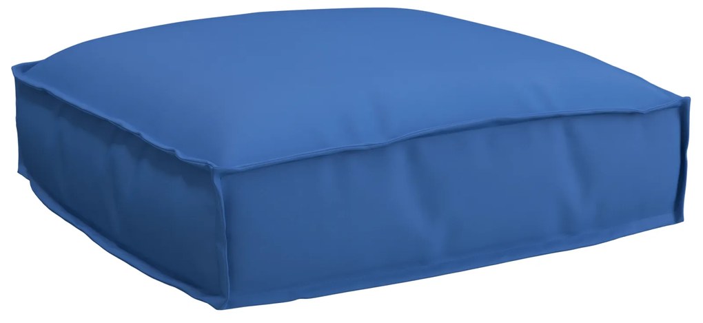 vidaXL Σετ Μαξιλαριών Πάγου 2 pcs Μπλε Ρουά 50 x 50 x 12 cm