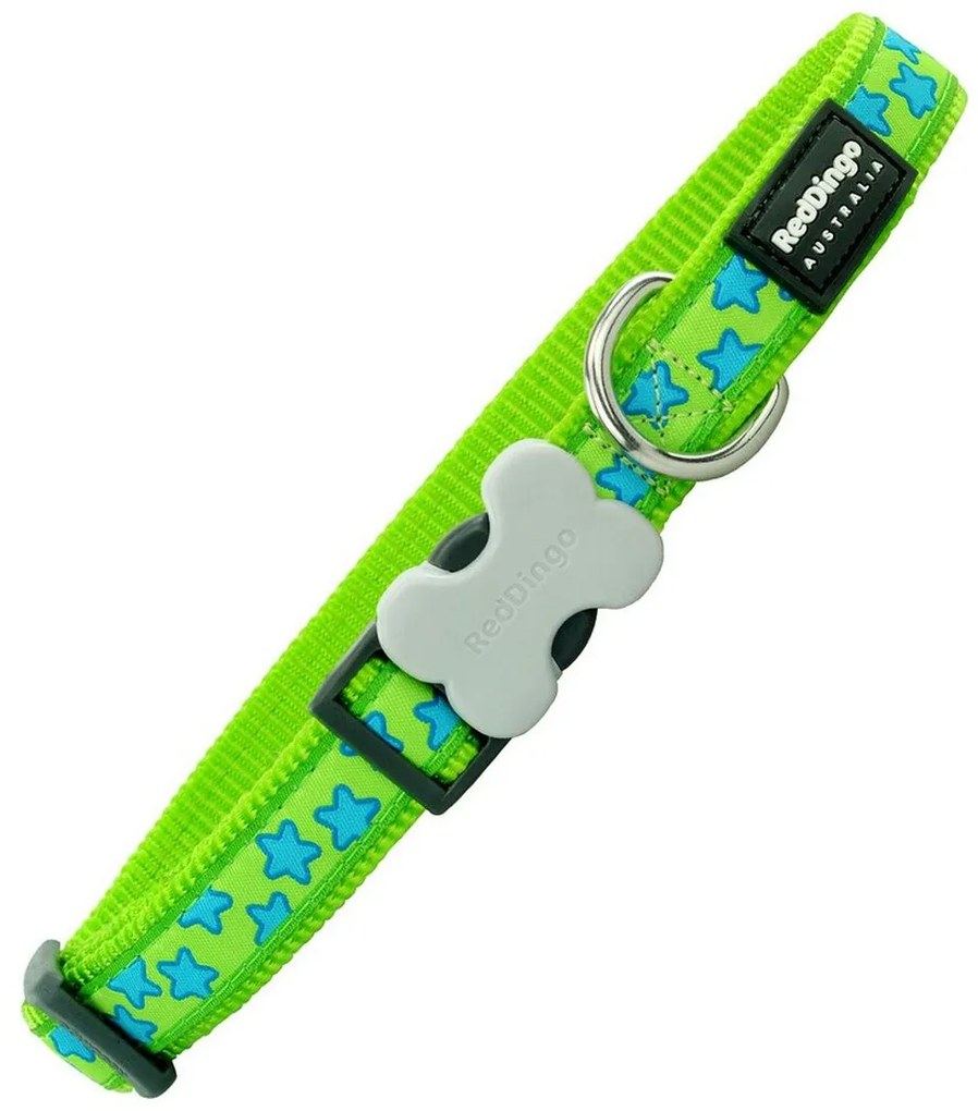 Κολλάρο Σκύλου Red Dingo Αστέρι Αστέρια (1,5 x 24-36 cm)