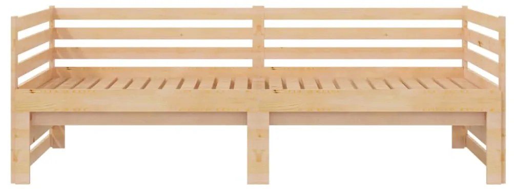 vidaXL Καναπές Κρεβάτι 2 x (90 x 200) εκ. από Μασίφ Ξύλο Πεύκου