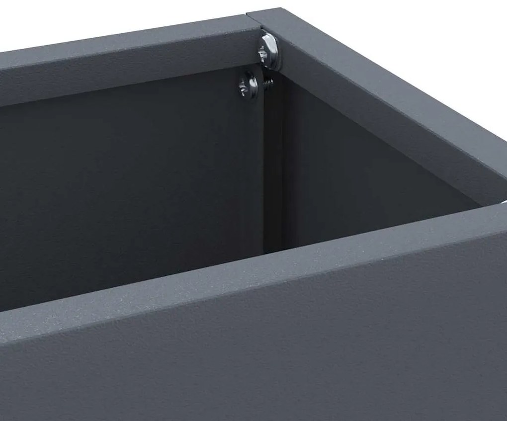 vidaXL Σχέδιο & βάση αποθήκευσης Ανθρακί 28 x 12 x 41 εκ Ατσάλι